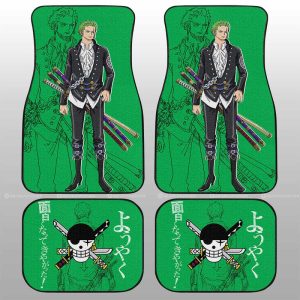 Roronoa Zoro Film Red Car Floor Mats Custom Car Accessories