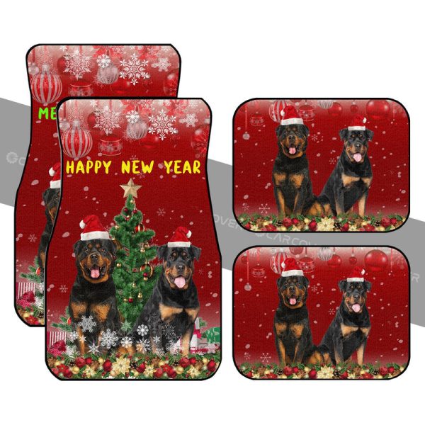 Rottweilers Car Floor Mats Custom Xmas Car Accessories