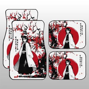 Rukia Kuchiki Car Floor Mats Custom Japan Style Anime Bleach Car Interior Accessories