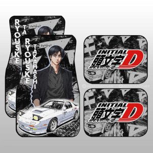 Ryouske Takahashi Car Floor Mats Custom Initial D Anime Car Accessories