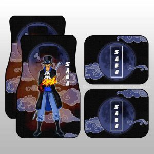 Sabo Car Floor Mats Custom For One Piece Anime Fans