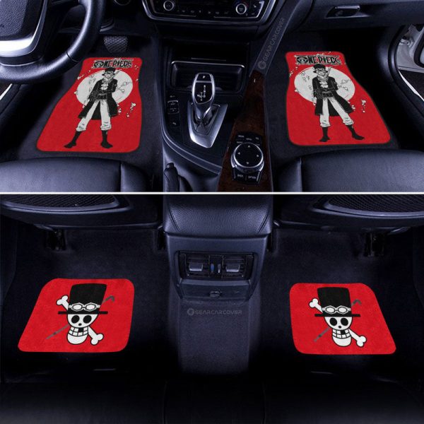 Sabo Car Floor Mats Custom One Piece Anime Car Accessories