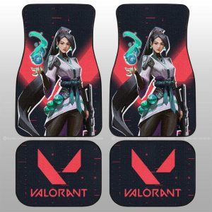 Sage Car Floor Mats Custom Valorant Agent