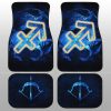 Sagittarius Car Floor Mats Custom Name Zodiac Car Accessories