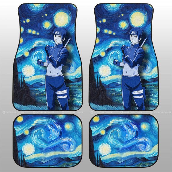 Sai Car Floor Mats Custom Starry Night Styles