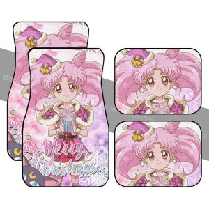 Sailor Chibi Moon Merry Christmas Car Floor Mats Custom Anime Sailor Moon Car Accessories