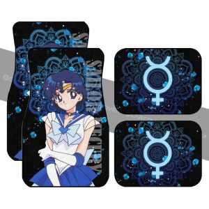 Sailor Mercury Anime Car Floor Mats Custom Sailor Moon Car Accessories