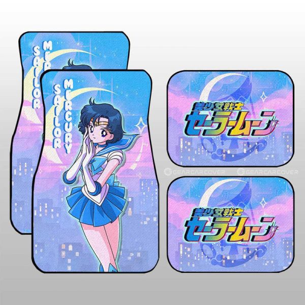 Sailor Mercury Car Floor Mats Custom For Car Decoration