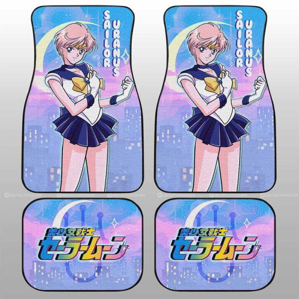 Sailor Uranus Car Floor Mats Custom Sailor Moon Anime Car Accessories