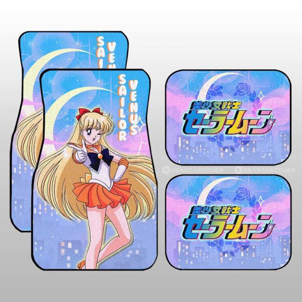 Sailor Venus Car Floor Mats Custom Sailor Moon Anime For Car Decoration