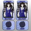 Saki Hanajima Car Floor Mats Custom Fruits Basket Anime Car Accessories