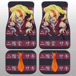 Saki Nikaido Car Floor Mats Custom Anime Car Accessories