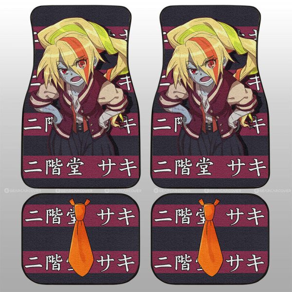 Saki Nikaido Car Floor Mats Custom Anime Car Accessories