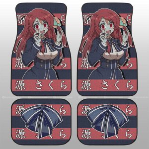 Sakura Minamoto Car Floor Mats Custom Anime Car Accessories