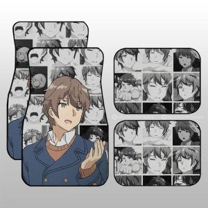 Sakuta Azusagawa Car Floor Mats Custom Bunny Girl Senpai Car Accessories