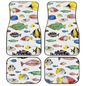 Saltwater Fish Car Floor Mats Custom Pattern Car Accessories