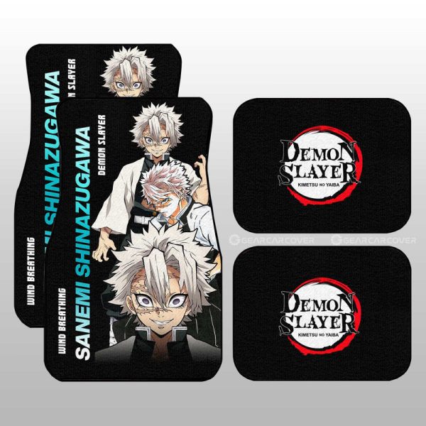 Sanemi Shinazugawa Car Floor Mats Custom Demon Slayer Anime