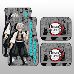 Sanemi Shinazugawa Car Floor Mats Custom Demon Slayer Anime Mix Mangas