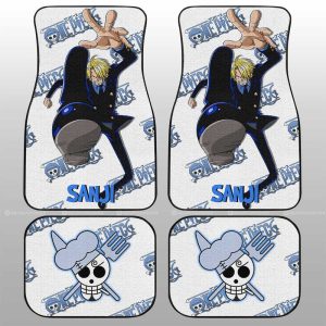 Sanji Car Floor Mats Custom One Piece Anime