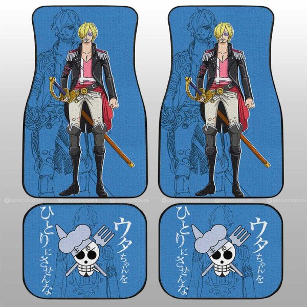 Sanji Film Red Car Floor Mats Custom Car Accessories