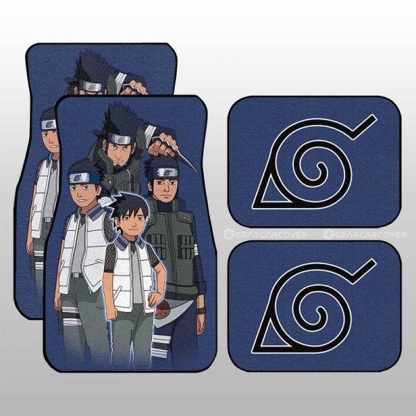 Sarutobi Asuma Car Floor Mats Custom Anime Car Accessories For Fans