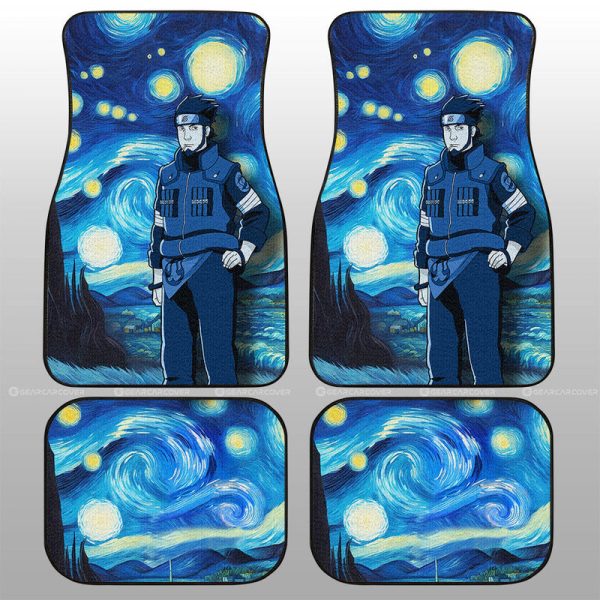 Sarutobi Asuma Car Floor Mats Custom Starry Night Styles