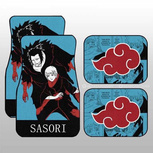 Sasori Car Floor Mats Custom Anime Car Accessories Manga Color Style