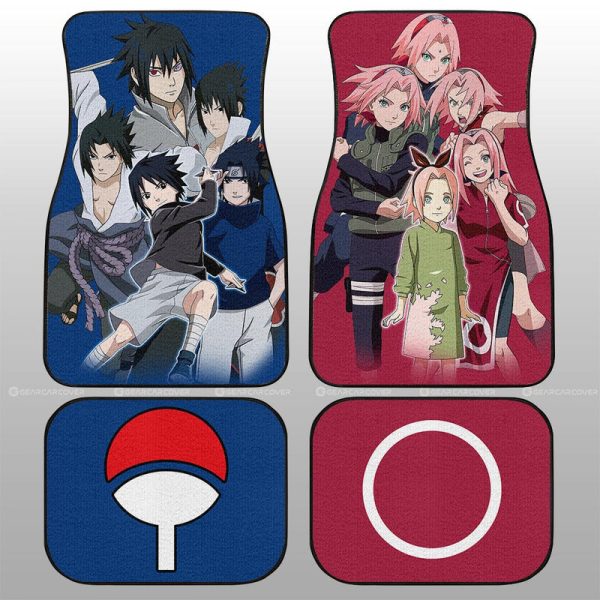 Sasuke And Sakura Car Floor Mats Custom Car Accessories