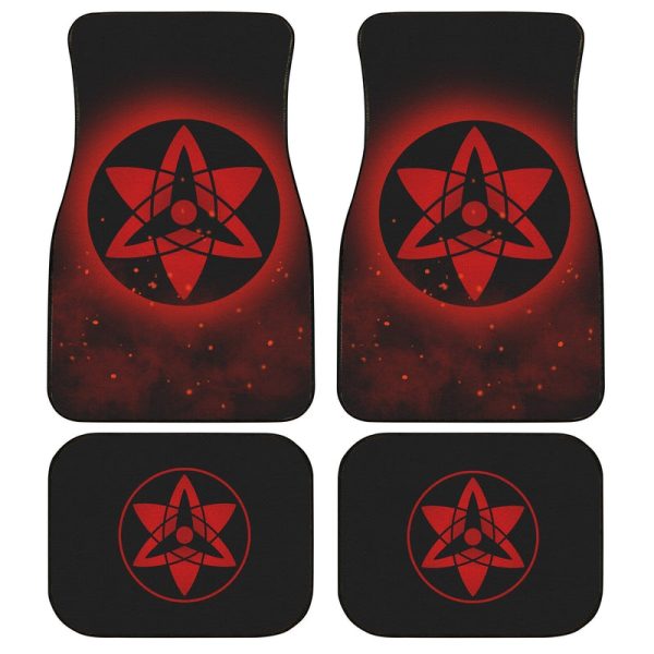 Sasuke Etenal Mangekyou Car Floor Mats Custom Sharingan Anime Car Accessories