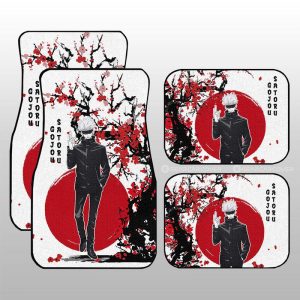 Satoru Gojo Car Floor Mats Custom Japan Style Anime Bleach Car Interior Accessories