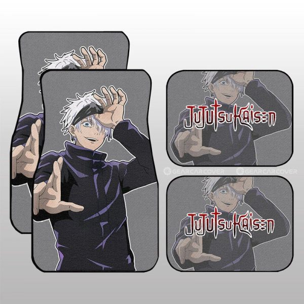 Satoru Gojo Car Floor Mats Custom Main Character Jujutsu Kaisen Anime