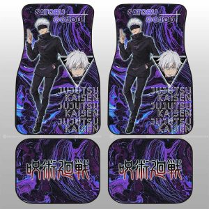 Satoru Gojou Car Floor Mats Custom Jujutsu Kaisen Anime Car Accessories