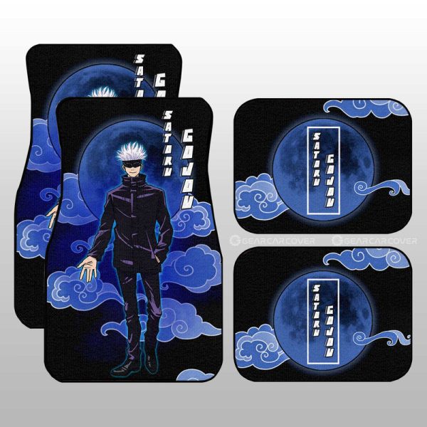 Satoru Gojou Car Floor Mats Custom Jujutsu Kaisen Anime Car Interior Accessories