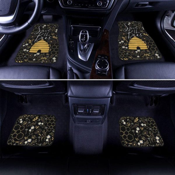 Save The Bees Car Floor Mats Custom Car Accessories