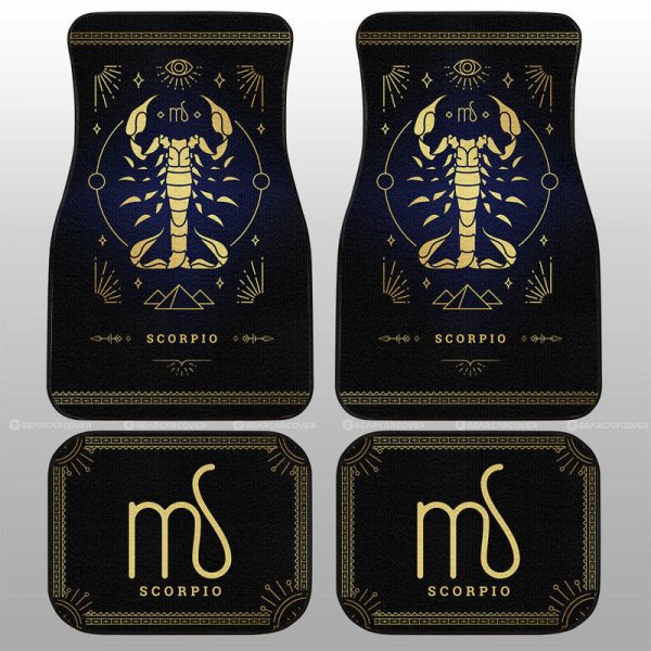 Scorpio Car Floor Mats Custom Zodiac Car Accessories