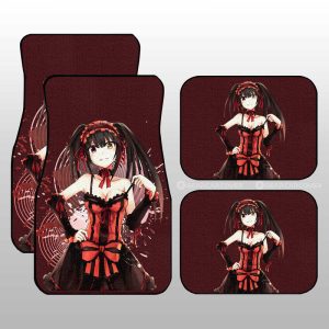 Sexy Girl Kurumi Tokisaki Car Floor Mats Custom Date A Live Car Accessories