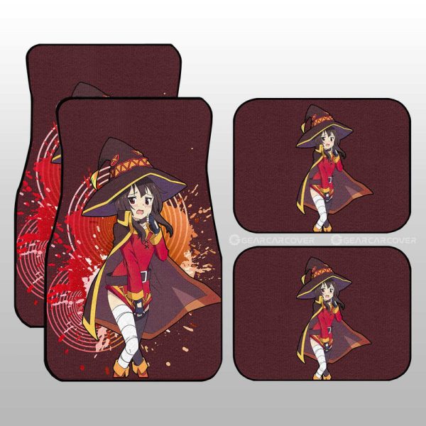 Sexy Girl Megumin Car Floor Mats Custom Car Accessories