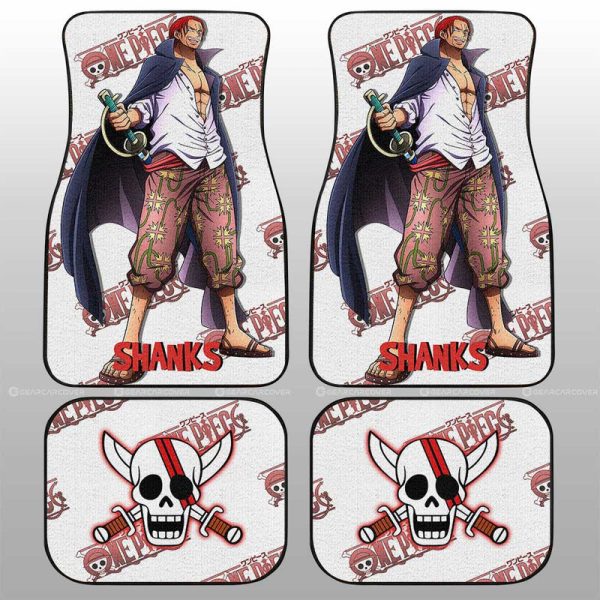 Shanks Car Floor Mats Custom One Piece Anime