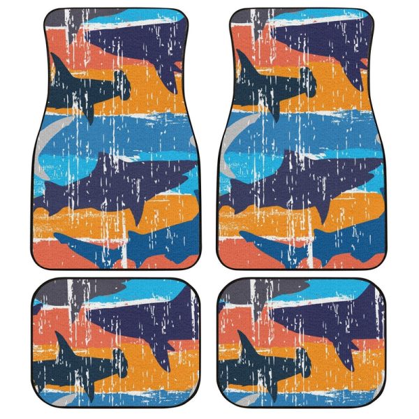 Shark Car Floor Mats Custom Colorful Shark Car Accessories