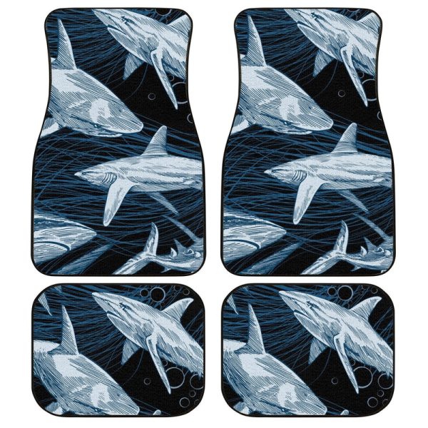 Sharks Car Floor Mats Custom Cool Shark Car Accessories