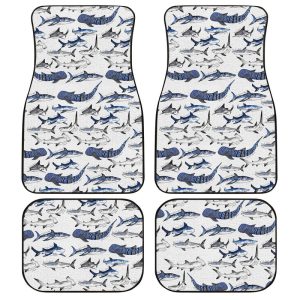 Sharks Car Floor Mats Custom Pattern Car Accessories