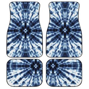 Shibori Tie Dye Car Floor Mats Custom Hippie Car Accessories Gifts