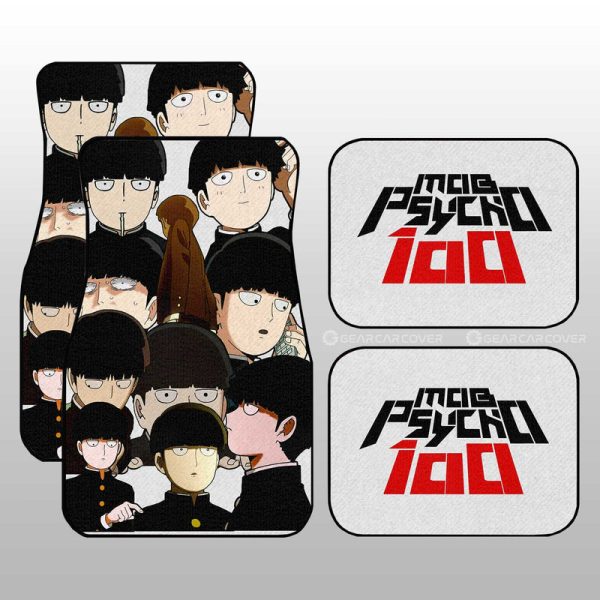 Shigeo Kageyama Car Floor Mats Custom Mob Psycho 100 Anime Car Accessories