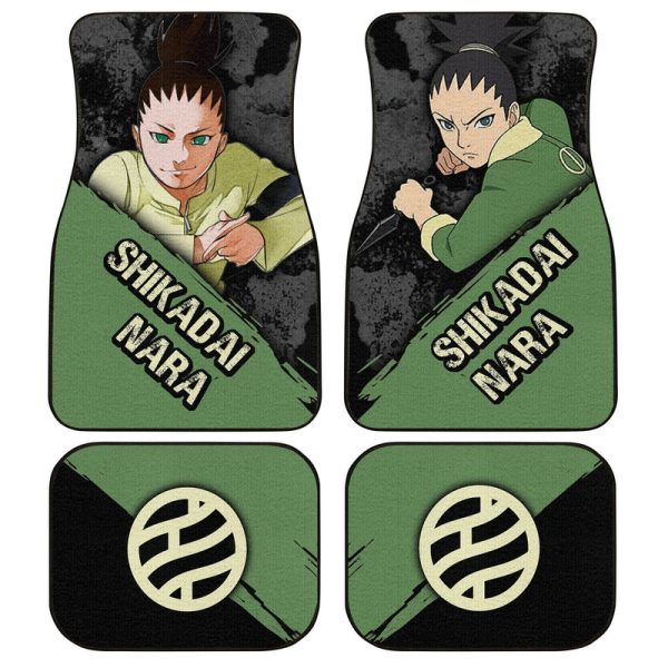 Shikadai Nara Car Floor Mats Custom Boruto Anime Car Accessories