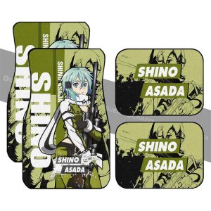 Shino Asada Sword Art Online Car Floor Mats Custom Anime Car Accessories