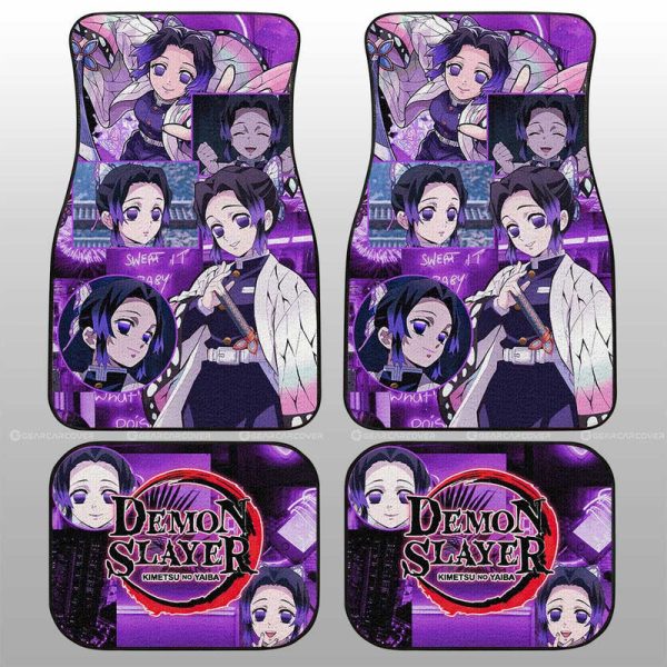 Shinobu Kocho Car Floor Mats Custom Demon Slayer Anime