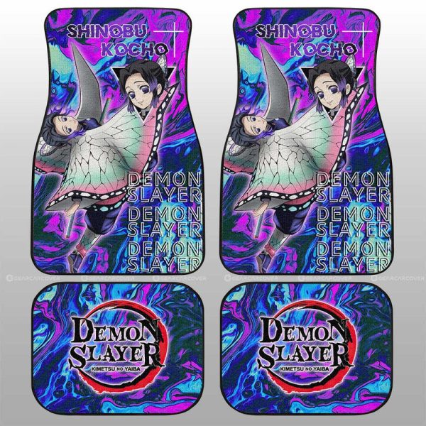 Shinobu Kocho Car Floor Mats Custom Demon Slayer Anime Car Accessories