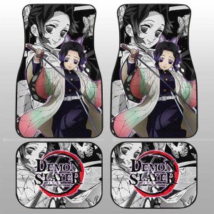 Shinobu Kochou Car Floor Mats Custom Demon Slayer Anime Car Accessories