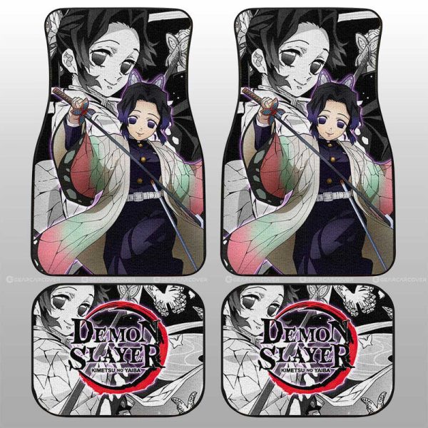 Shinobu Kochou Car Floor Mats Custom Demon Slayer Anime Car Accessories