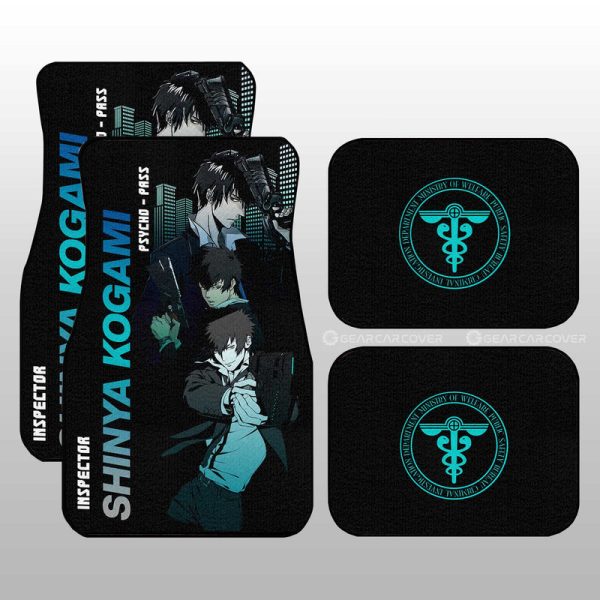 Shinya Kogami Car Floor Mats Custom Psycho-Pass Car Accessories